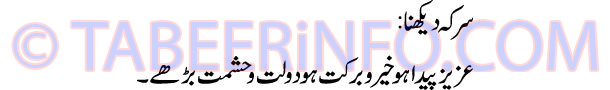 sirka-dekhna-tabeer