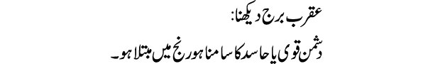 aqrab-burj-dekhna-tabeer
