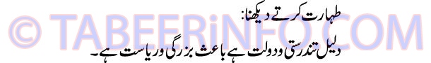 taharat-karte-dekhna-tabeer