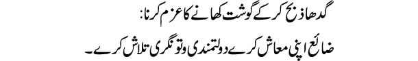gadha-zibah-kar-k-goshat-kh