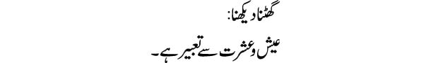 ghutna-dekhna-tabeer