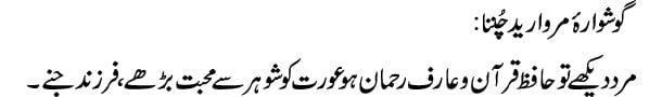 Khwab Mein Goshwara Marwareed Chunna