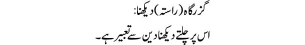 Khwab Mein Guzargah Rasta Dekhna